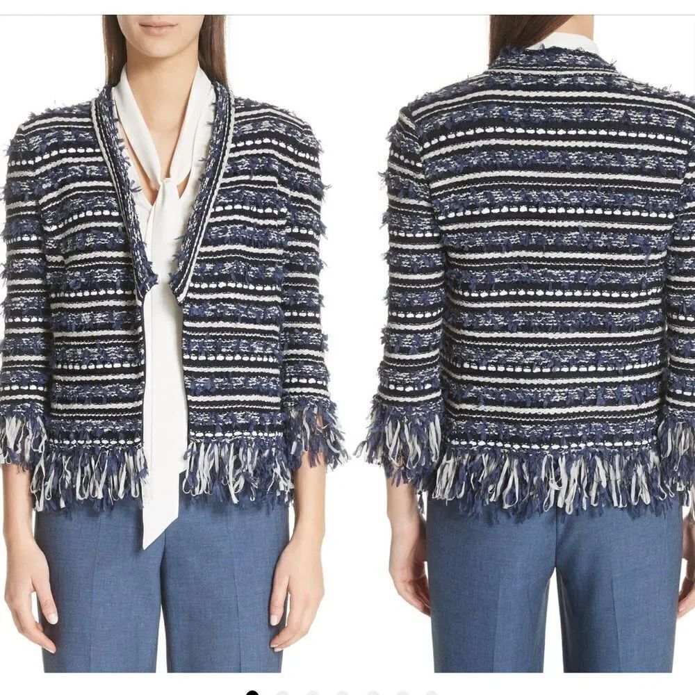 St. John Collection Lofty Floats Knit Jacket - Picture 5 of 8